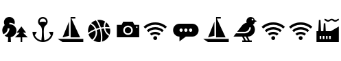 Text sample of Ukrainian font Mariupol Symbols