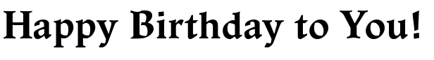 Sample of blocked russian font Ladoga Bold
