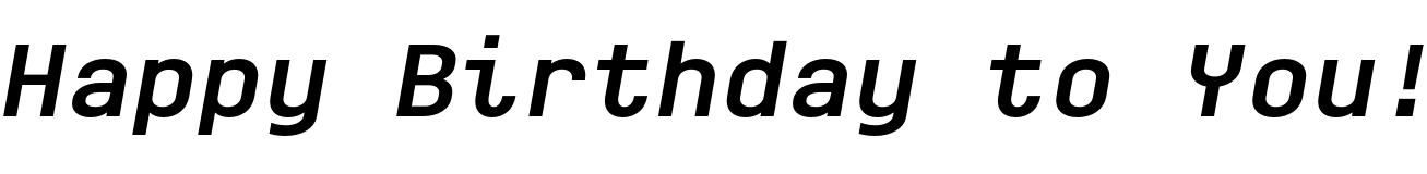 Text sample of Ukrainian font Monospaceland Bold Oblique, 72px