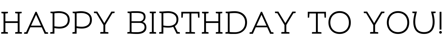 Text sample of font UMBA Slab Caps Light, 72px
