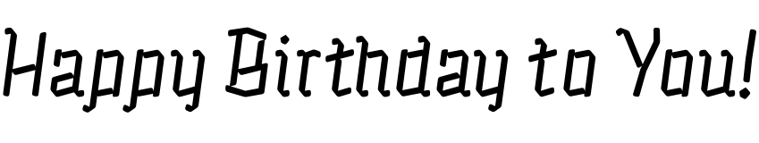 Text sample of font Alquitran Pro Regular Rounded, 72px