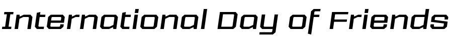 Text sample of font Tuerca Bold Italic