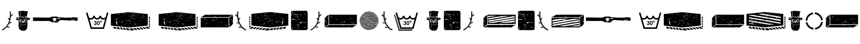 Text sample of font Ruba Style Dingbat Old 04