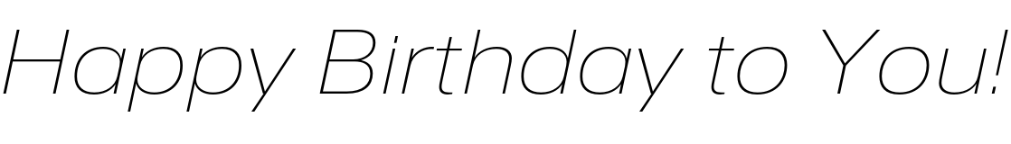 Text sample of font Nuber Next Wide Ultra Light Italic, 72px