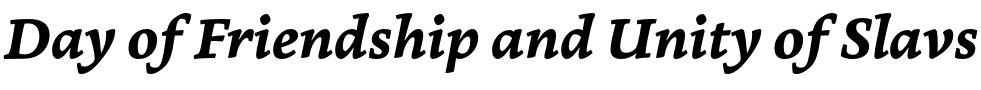 Text sample of font Marco Greek Bold Italic