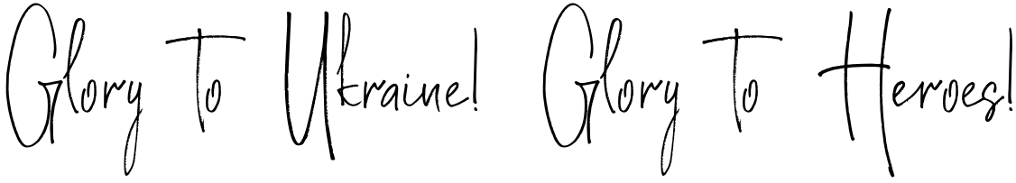 Text sample of Ukrainian font Soul Adventures Script, 72px
