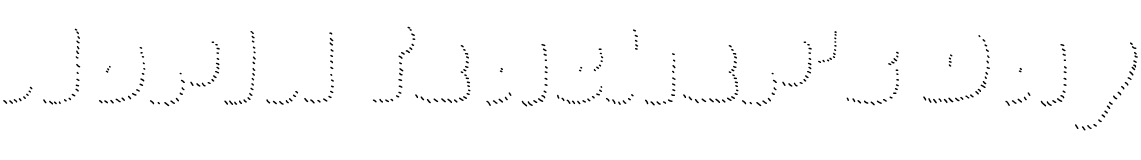 Text sample of font La Mona Pro Shadow Hand Line
