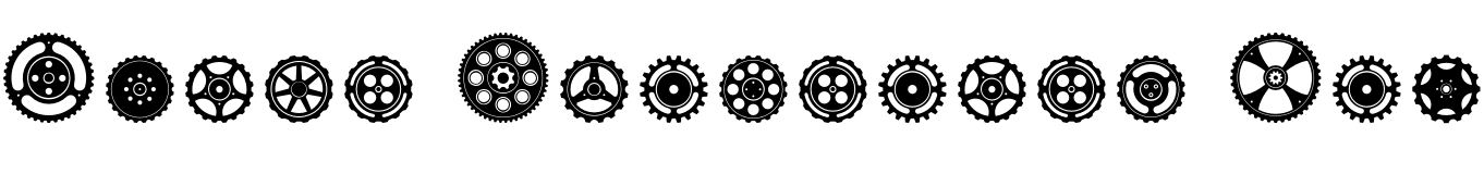 Text sample of font Engranajes Regular