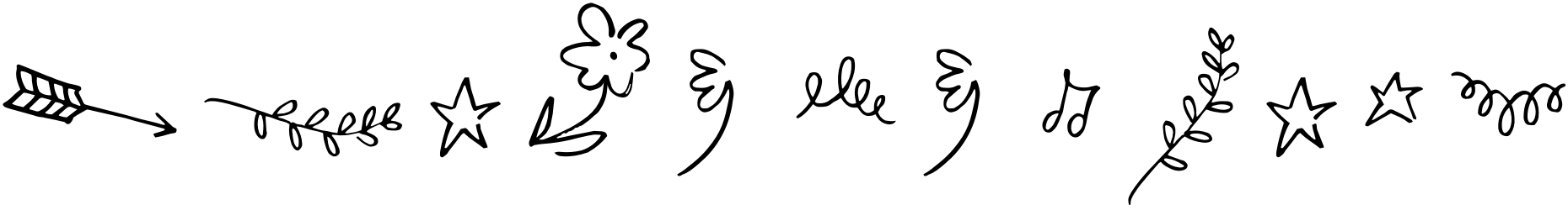 Text sample of font Madelyn Doodles