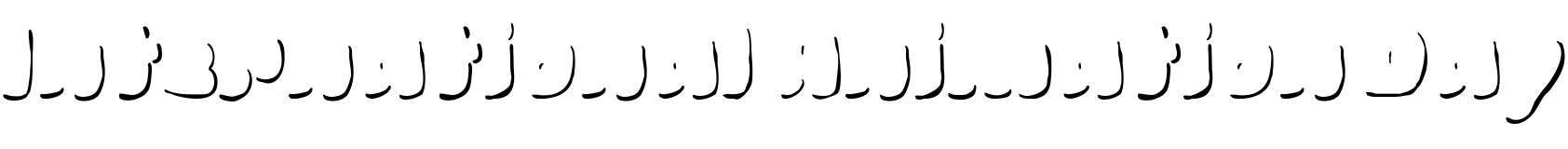 Text sample of font La Mona Pro Hand Shadow