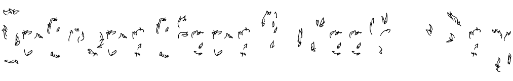 Text sample of font Sensa Brush Flora