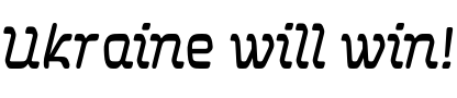 Text sample of Ukrainian font Chutz Regular