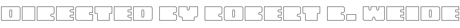 Text sample of font Oboe Outline Wide