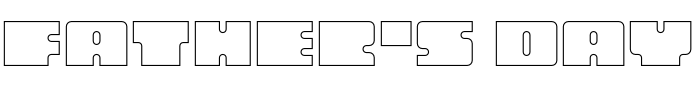 Text sample of font Oboe Outline Wide