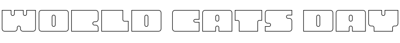 Text sample of font Oboe Outline Wide