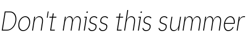 Text sample of Ukrainian font Unytour Display Pro Condensed Extra Light Italic