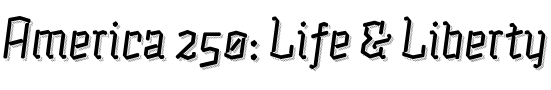 Text sample of font Alquitran Pro Rounded More Shadow Lines