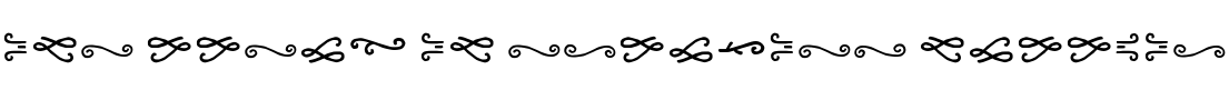 Text sample of font Pequena Pro Ornament