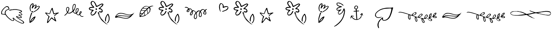 Text sample of font Madelyn Doodles