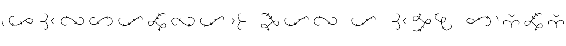 Text sample of font Hatter Display Pro Ornament Only Line
