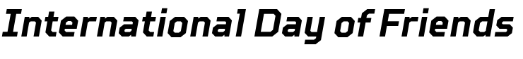 Sample of blocked russian font TT Squares Condensed Bold Italic
