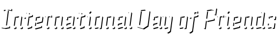 Text sample of font Alquitran Pro Shadow Regular