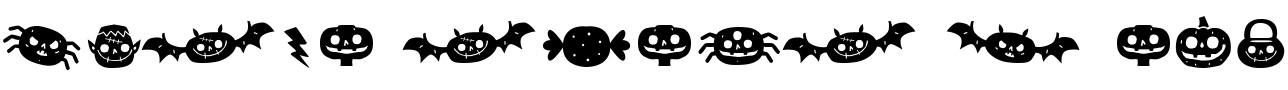 Text sample of font Hatter Display Pro Dingbats