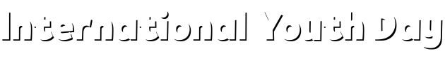 Text sample of font Tobi Greek Cyrillic Shadow