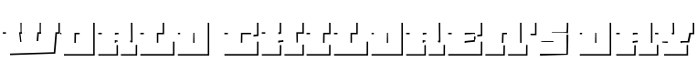 Text sample of font Spike Bot Shadow