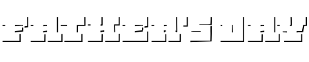 Text sample of font Spike Bot Shadow